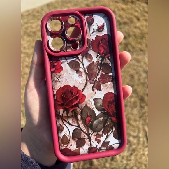 Rose Garden Protective Phone Case for iPhone 15 - Picture 5 of 5